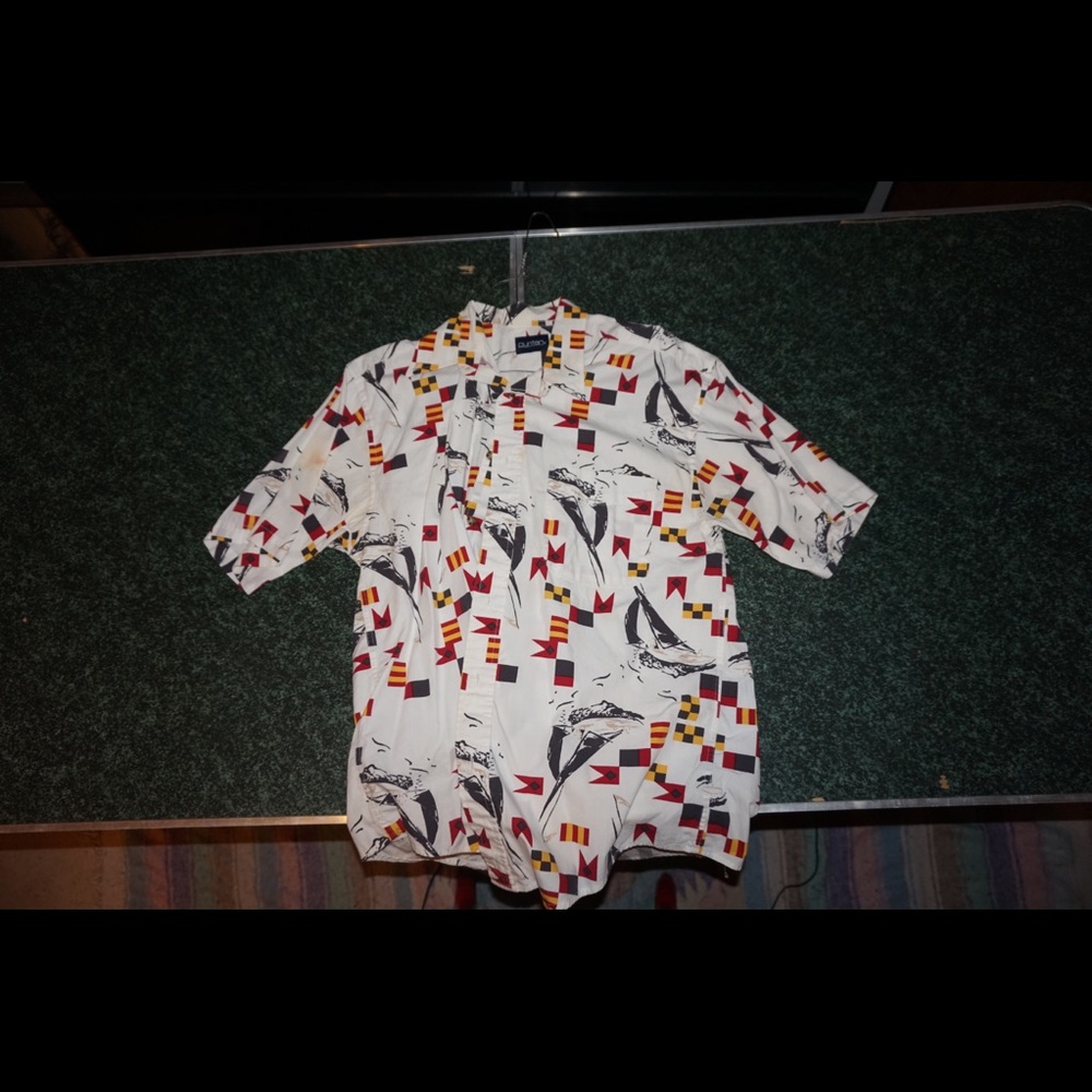 Sailing short sleeve button-down